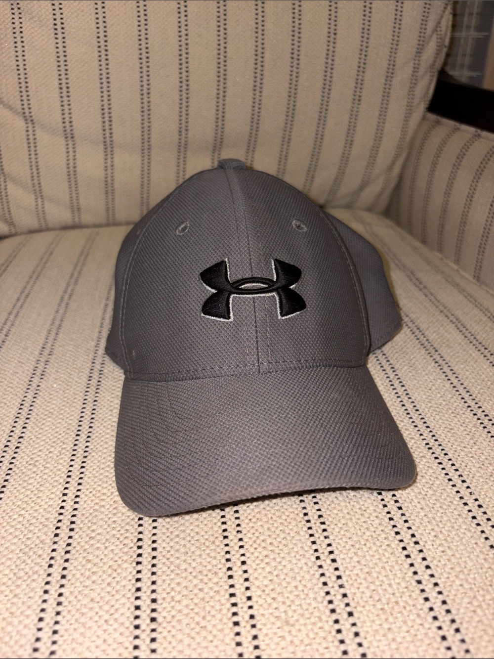 Under Armour Gray Baseball Cap with Black Logo